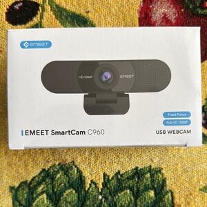 EMEET SmartCam C960 USB Webcam - Black